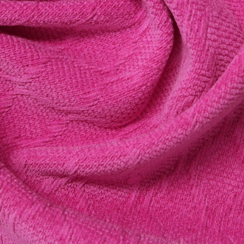 Pink Tone-on-Tone Chevron Jacquard, Polyester