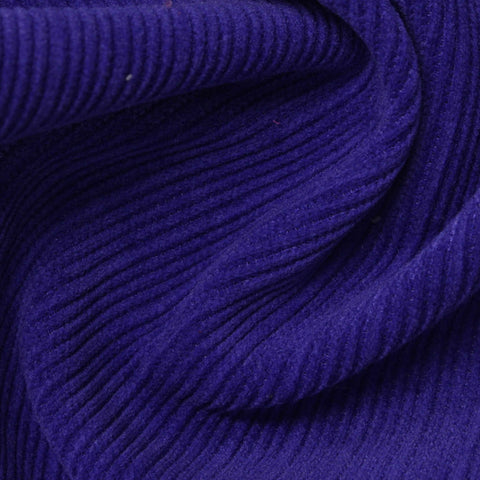 Polyester Stretch Chenille Fabric, 378 gsm, 165 cm — Purple