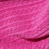 Jacquard Polyester Stretch Chenille Fabric, 370 gsm, 165 cm — Pink — texture