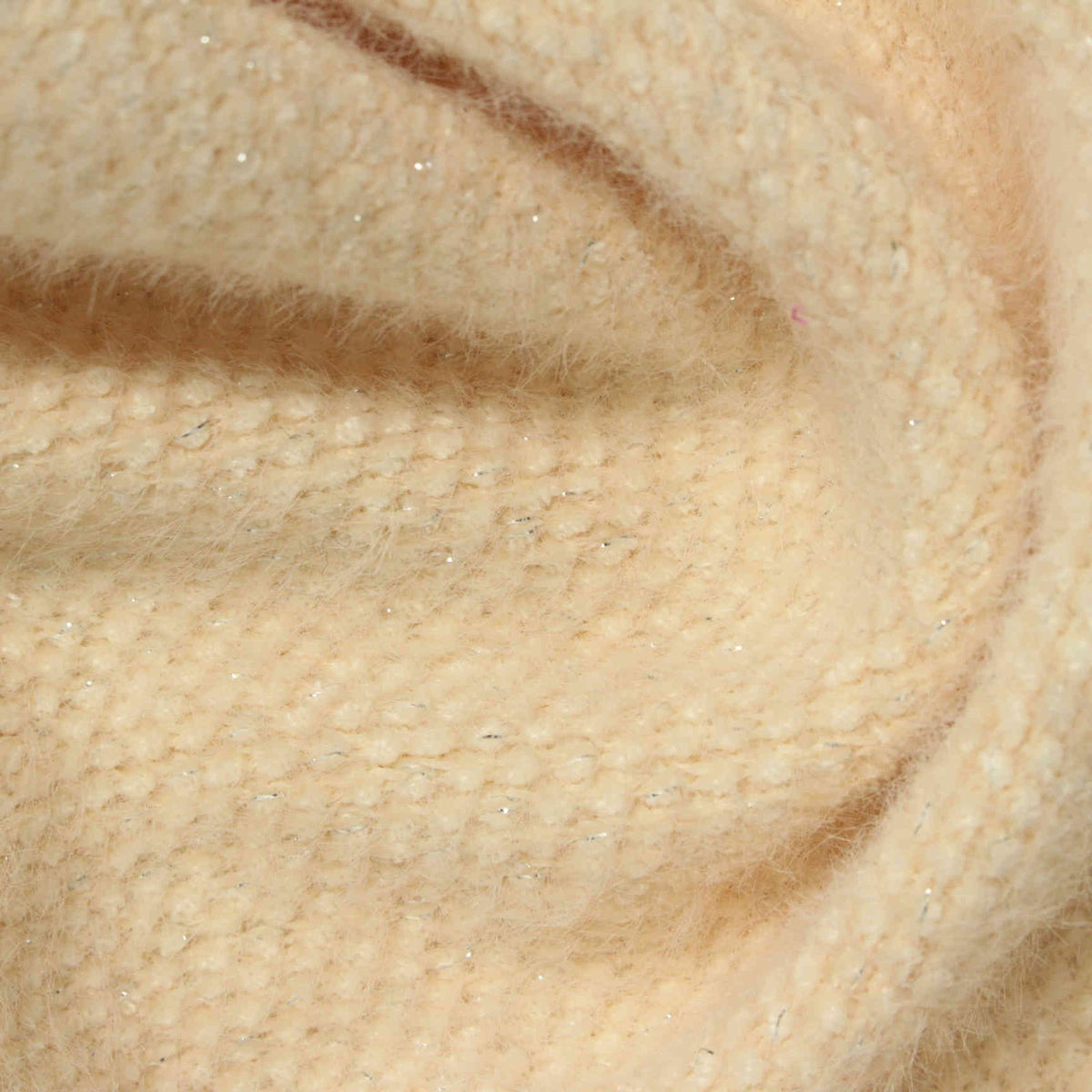 Light Beige Marl Knit, Poly-Nylon
