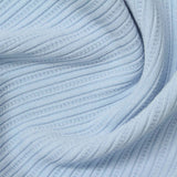 Jacquard Polyester Stretch Knit Fabric, 430 gsm, 150 cm — Blue