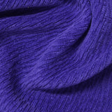 Jacquard Polyester Stretch Knit Fabric, 390 gsm, 165 cm — Navy