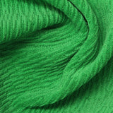 Jacquard Polyester Stretch Knit Fabric, 380 gsm, 165 cm — Green