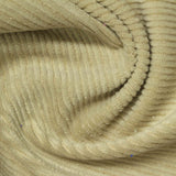 Cotton Polyester Stretch Velvet Fabric, 290 gsm, 160 cm — Beige