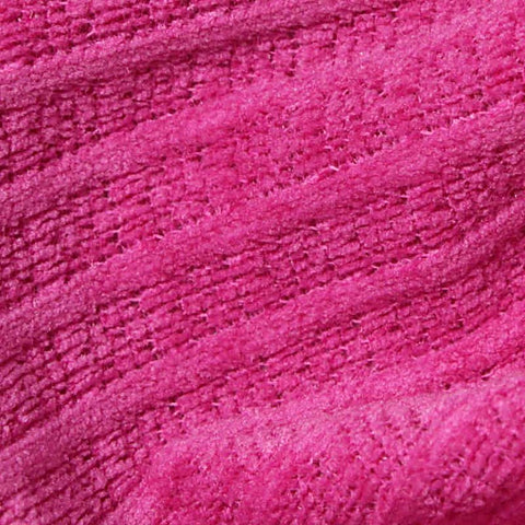 Jacquard Polyester Stretch Knit Fabric, 380 gsm, 165 cm — Pink, ref EF-242056
