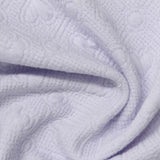 Lavender Heart Jacquard, Cotton-Poly