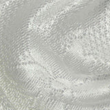 White Geometric-Diamond Warp Knit, Nylon-Spandex — texture