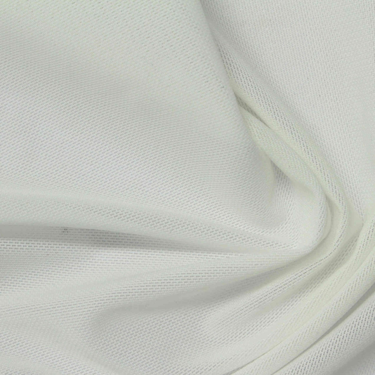 Nylon Stretch Warp Knit Fabric, 164 gsm, 150 cm — White