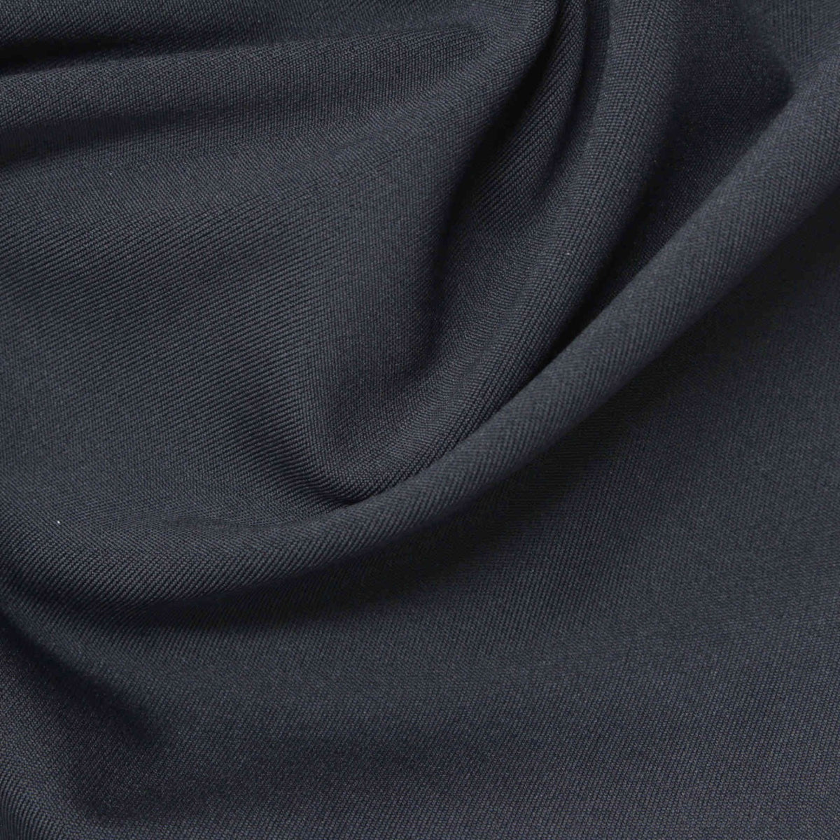 Polyester Stretch Interlock Knit Fabric, 215 gsm, 152 cm — Navy