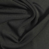 Nylon Stretch Jersey Knit Fabric, 215 gsm, 165 cm — Black