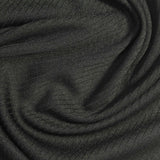 Black Heathered-Marl Interlock Knit, Polyester