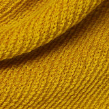 Polyester Stretch Rib Knit Fabric, 430 gsm, 140 cm — Yellow — texture