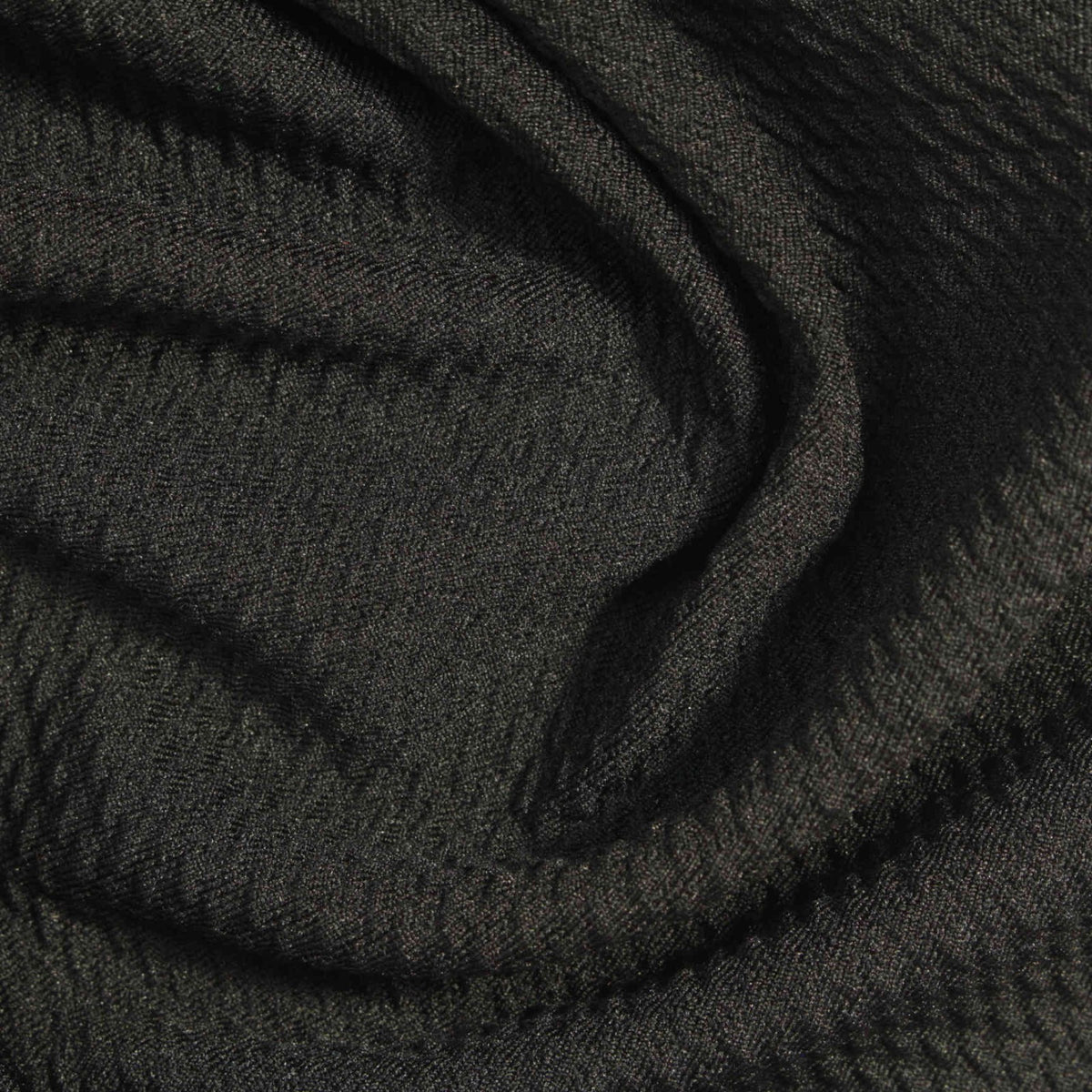 Black Tone-on-Tone Jacquard, Polyester, 230 gsm
