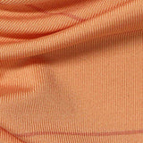 Peach Check Jersey Knit, Polyester — texture
