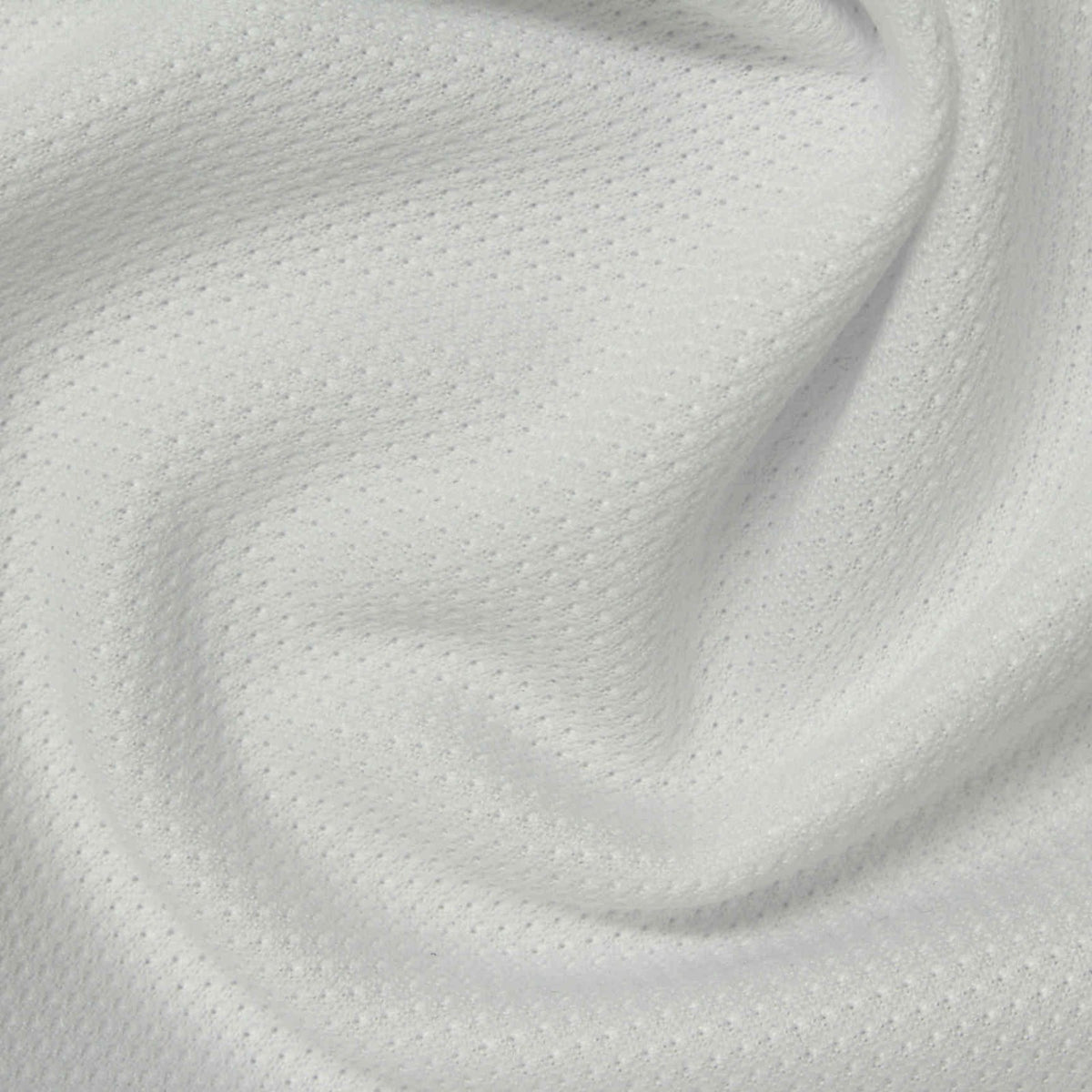 White Piqué Knit, Polyester