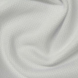100% Polyester Piqué Knit Fabric, 200 gsm, 180 cm — White