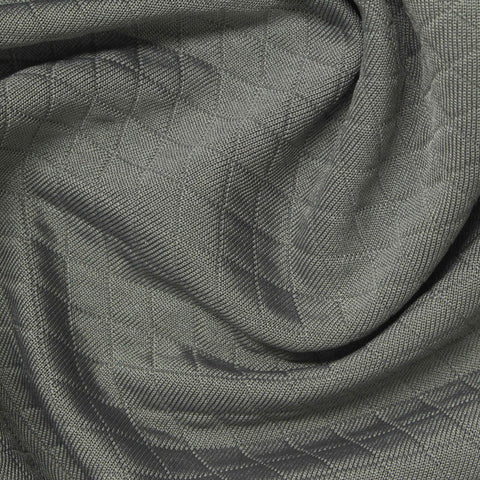 Grey Diamond Jacquard, Polyester, 305 gsm