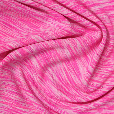 Pink Marl Mesh, Polyester, 180 gsm