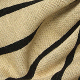 Black Stripes Jacquard, Poly-Cotton — texture