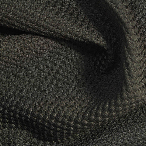 Black Geometric Jacquard, Polyester, 275 gsm