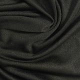 Polyester Stretch Milk Silk Knit Fabric, 155 gsm, 170 cm — Black
