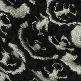 Black Abstract Jacquard, Viscose-Nylon — texture