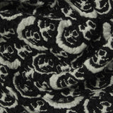 Black Abstract Jacquard, Viscose-Nylon