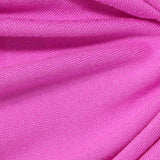 Brushed Polyester Stretch Milk Silk Knit Fabric, 180 gsm — Pink — texture