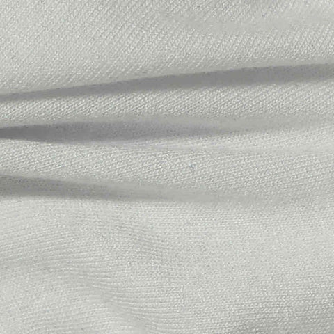 Viscose Stretch Jersey Knit Fabric, 230 gsm — White