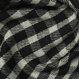 Black Houndstooth Jacquard, Polyester