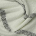 Grey Horizontal-Stripe Chunky Knit, Poly-Viscose, 230 gsm