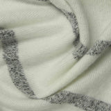 Grey Horizontal-Stripe Chunky Knit, Poly-Viscose