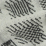 Black Abstract Jacquard, Poly-Viscose — texture