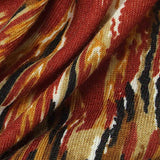 Red Abstract Knit, Polyester — texture