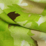 Green Abstract Jersey Knit, Cotton — texture