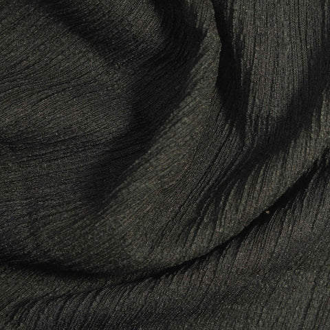 Polyester Stretch Crepe Fabric, 146 gsm, 133 cm — Green
