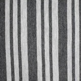 Dark Grey Stripes Jersey Knit, Cotton-Poly