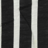 Black Vertical-Stripe Jersey Knit, Poly-Viscose