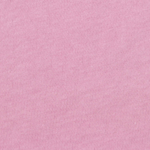 Polyester Cotton Stretch French Terry Fabric, 370 gsm — Pink