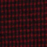 Red Check Knit, Polyester