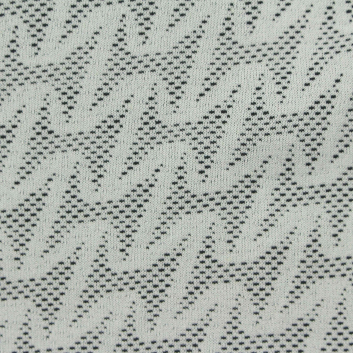 Jacquard 100% Polyester French Terry Fabric, 280 gsm, 170 cm — White