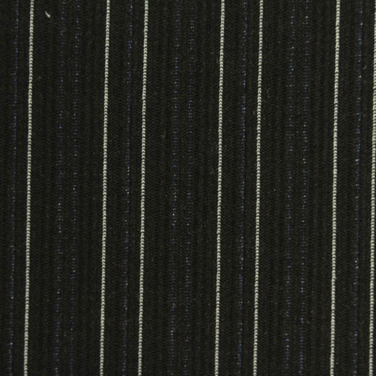 White Vertical-Pinstripe Jacquard, Nylon-Viscose