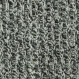 Grey Marl Rib Knit, Viscose-Poly — texture