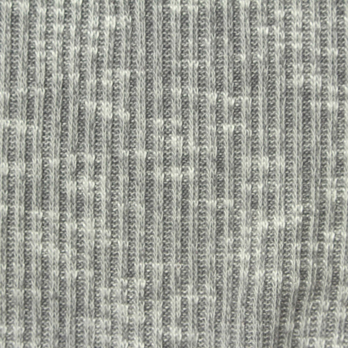 Grey Marl Rib Knit, Viscose-Poly, 320 gsm