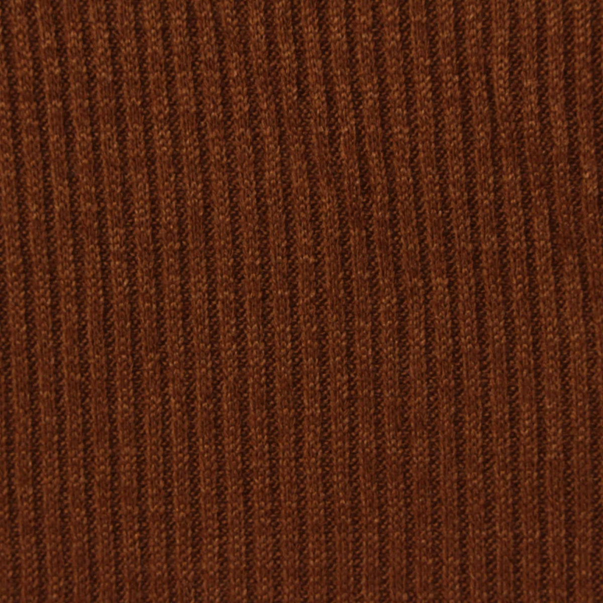 Polyester Viscose Stretch Rib Knit Fabric, 220 gsm, 145 cm — Brown