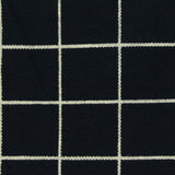 White Grid Piqué Knit, Cotton-Poly