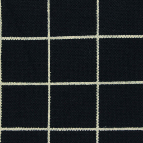White Grid Piqué Knit, Cotton-Poly