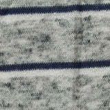 Dark Blue Horizontal-Stripe Jersey Knit, Polyester — texture