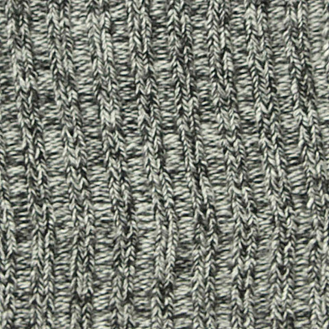 Heather Grey Marl Rib Knit, Viscose-Poly, 300 gsm