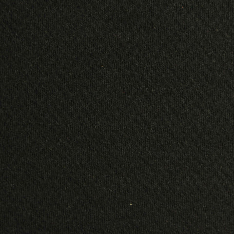 Jacquard Polyester Cotton Stretch Knit Fabric, 330 gsm, 155 cm — Black